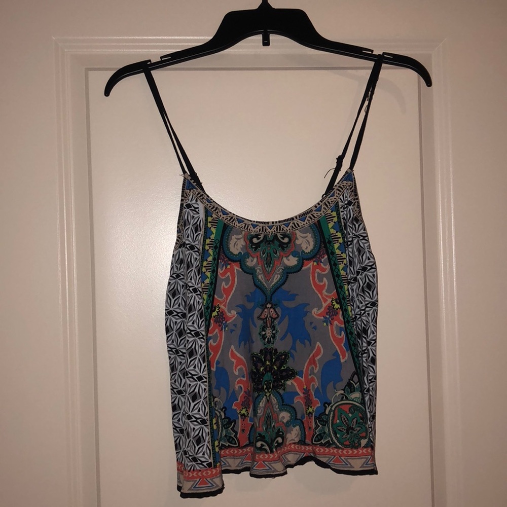 Printed crop top